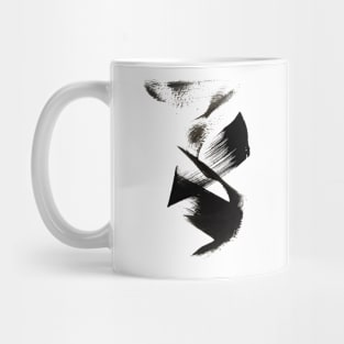 Black Brush Mug